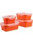 GREEN500ML Silikon Öğle Yemeği Kutusu Taşınabilir Kase Renkli Katlanır Gıda Kabı Öğle Yemeği Kutusu 350/500/800/1200ML Çevre Dostu (Yurt Dışından) 4