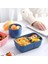 Yeşil 1100ML 1 1100ML Yetişkinler ve Öğrenci Için Öğle Yemeği Kutusu, 3 Izgaralı Sızdırmaz Mikrodalgada Mühür Bento Kutusu Çatal Kaşık ve Bıçak ile (Yurt Dışından) 4