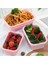 Pembe 500 ml Silikon Katlanır Bento Kutusu 1/3/4 Adet Katlanabilir Taşınabilir Yemek Kabı Gıda Yemek Takımı Gıda Konteyner Kase Öğle Yemeği Kutusu Sofra (Yurt Dışından) 4