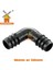 [10 Adet] Eşit Dirsek, Sulama Bağlantısı Boru Bağlantıları Yeldeğirmeni Sulama Poli Bağlantı 16MM WM306 Veya 20MM WM308 (Yurt Dışından) 1