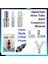 Akvaryum Hortum Adaptör Konnektörü Dönüştürücü Paslanmaz Çelik Plastik Akvaryum Boru Bağlantıları Hortum Dönüştürücü 8mm 12MM 16MM (Yurt Dışından) 1