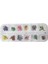 Nail Art Manikür Tırnak Süsleme Yapraklı Kuru Çiçek 12LI Set 1