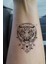 Lynx Geometrik Kaplan Unisex Tattoo Dövme 1