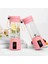 Pembe Mini Taşınabilir Blender Milkshake Bardak USB Şarj Edilebilir 6 Bıçaklı Mini Meyve Suyu Karıştırıcı Sarsıntı Al Meyve Suyu Bardağı (Yurt Dışından) 2