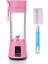 Pembe Elektrikli Meyve Sıkacağı USB Şarj Edilebilir Meyve Suyu Mikser Makinesi El Smoothie Blender Küçük Mutfak Robotu Mutfak Aracı (Yurt Dışından) 1