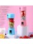 Pembe Elektrikli Meyve Sıkacağı USB Şarj Edilebilir Meyve Suyu Mikser Makinesi El Smoothie Blender Küçük Mutfak Robotu Mutfak Aracı (Yurt Dışından) 2