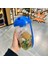 Mavi Taşınabilir Salata Kasesi Şişe Salata Konteyneri Şişe Şeklinde Bento Salata Kasesi Öğle Yemeği Salata Kutusu Çatallı (Yurt Dışından) 1