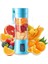 Mavi Taşınabilir Mini Elektrikli Meyve Sıkacağı USB Şarj Meyve Portakal Limon Blender Smoothie Milkshake Makinesi Mutfak Otomatik Taze Sıkacağı (Yurt Dışından) 1