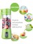 Pembe Elektrikli Meyve Sıkacağı USB Şarj Edilebilir El Smoothie Maker Blender Karıştırma Mini Suyu Sebze Sıkacağı Milkshake Mikser (Yurt Dışından) 3