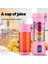 Yeşil Mini Taşınabilir Blender Milkshake Bardak USB Şarj Edilebilir 6 Bıçaklı Mini Meyve Suyu Karıştırıcı Sarsıntı Al Meyve Suyu Bardağı (Yurt Dışından) 2