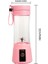 Pembe Mini Taşınabilir Blender Milkshake Bardak USB Şarj Edilebilir 6 Bıçaklı Mini Meyve Suyu Karıştırıcı Sarsıntı Al Meyve Suyu Bardağı (Yurt Dışından) 4