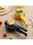 Sarı Manuel Sıkacağı Taşınabilir Limon Portakal Meyve Sıkacağı Blender Mutfak Aracı Basın Çok Fonksiyonlu Manuel Saplı Mini Blender (Yurt Dışından) 3
