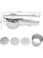 3 In 1 Kit Paslanmaz Çelik 3 In 1 Patates Püresi Dıy Aracı Manuel Patates Sıkacağı Sebze Dolum Patates Kırıcı Susuzlaştırıcı Mutfak Gadget (Yurt Dışından) 1
