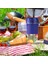 Mavi Taşınabilir Blender Taze Meyve Suyu Blender Bardak Smoothie Maker USB Şarj Edilebilir Taşınabilir Seyahat Mini Buz Karıştırıcı Elektrikli Smoothie (Yurt Dışından) 3