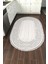 Dijital Mutfak Halısı Trend Keçe Kaymaz Taban Saçaklı Oval Modern Rana Yeşil 1