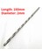 3mm (2 Adet) 200MM 2-6mm UZUNLUK160/200/250/300MM Ekstra Uzun Hss Matkap Ucu Seti Delik Testere Delik Testere Kesici Delme Kiti Ahşap Çelik Metal Alaşım (Yurt Dışından) 3