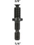 1 4 Ila 3 8 Inç Matkap Chuck Adaptörü 1/4 "hex Shank Adaptörü 1/2" 3/8 "erkek Konu Elektrikli Matkap Uçları Collet Hızlı Değişim Dönüştürücü (Yurt Dışından) 5