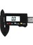 0 -100MM 0-100MM Sürmeli Kumpas LCD Dijital Elektronik Karbon Fiber Sürmeli Kumpas Ölçer Mikrometre Büyük Ekran Pakometre Kumpas (Yurt Dışından) 2