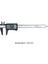 Siyah 100MM Profesyonel Marangoz 150 mm Elektronik Dijital Sürmeli Kumpas CR2032 3 V Tam Ekran Ağaç Işleme Ölçme Ölçme Araçları (Yurt Dışından) 4