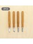 4 Adet 3-12 Adet/takım Ahşap Oyma Keski Araçları Ahşap Oyma Dıy Ağaç Işleme Gravür Zeytin Oyma Bıçağı El Yapımı Bıçak Aracı Set (Yurt Dışından) 1