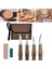 6pcs-B 1/6pcs Ahşap Oyma Keski Bıçak El Aleti Seti Temel Detaylı Ağaç Işçileri Gouges Çok Amaçlı Dıy Profesyonel Alaşımlı Çelik (Yurt Dışından) 5