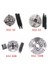 10MM Sanou K01-63 Torna Aynası Üç/dört Çene, M14*1 K01-50 63 80 K02-50 K02-63 Mini Dıy Metal Ahşap Torna Araçları Biyel (Yurt Dışından) 5