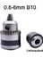 0.6-6mm B10 1 Adet 0.6-6mm B10 0.375 24UNF Chuck Cnc Makinesi Için Matkap Ağır Anahtarı Elektrikli Matkap Anahtarsız 3 Çeneli Chuck (Yurt Dışından) 1