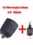 0,8-10MM - Adaptör Matkap Aynası Matkap Aynası Adaptörü Darbeli Anahtarı Elektrikli Matkap'a Dönüştürün - 1/2"-20UNF 3/8"-24UNF Dişli 3 Çeneli Ayna (Yurt Dışından) 1