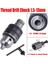 0,8-10MM - Adaptör Matkap Aynası Matkap Aynası Adaptörü Darbeli Anahtarı Elektrikli Matkap'a Dönüştürün - 1/2"-20UNF 3/8"-24UNF Dişli 3 Çeneli Ayna (Yurt Dışından) 3