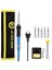 Koyu Mavi 60W 220V, Abd Jcdsolder 60W 220V Ayarlanabilir Sıcaklık Havya Seti + 5 Ipuçları + Lehim Sökme Pompası + Havya Standı + Cımbız + Lehim Teli (Yurt Dışından) 1