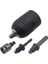 Mandren ve Adaptör 2-13MM Hassas Anahtarsız Matkap Chuck Adaptörü 1/2"-20UNF Konu Hızlı Değişim Anahtarı Adaptörü Sds-Plus Darbeli Anahtar Için 1/4" Altıgen (Yurt Dışından) 2
