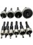 Siyah 10 Adet Delik Testere Diş Kiti Hss Çelik Delik Testere Matkap Ucu Seti Kesici Alet Ahşap Metal Ahşap Alaşım 12-40MM (Yurt Dışından) 2
