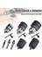 0.6-6mm Chuck Sds Plus Chuck Adaptörü Darbeli Matkap Darbeli Sürücü Tornavidayı Elektrikli Matkaba Dönüştürün 1/2 "3/8" Kare/yuvarlak/altıgen Şaft (Yurt Dışından) 2