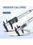 Siyah 150MM 150MM Elektronik Dijital Kumpas Karbon Fiber Kadran Elektronik Sürmeli Kumpas Ölçer Mikrometre Ölçme Aracı Dijital Cetvel 0.1 M (Yurt Dışından) 2