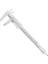 Beyaz 0-150MM Sürmeli Kumpaslar Ölçer Tek Kurallı Ölçekli Plastik Derinlik Yükseklik Ağaç Işleme Metal Işleme Ölçme Aracı (Yurt Dışından) 1