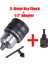 3-16MM - Adaptör Matkap Aynası Matkap Aynası Adaptörü Darbeli Anahtarı Elektrikli Matkap'a Dönüştürün - 1/2"-20UNF 3/8"-24UNF Dişli 3 Çeneli Ayna (Yurt Dışından) 1