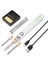 3 Uçlu USB 8W Orijinal 8W USB Havya Seti Ayarlanabilir Sıcaklık Seramik Çekirdek Isıtma Taşınabilir Ev Kaynak Lehim Onarım Araçları (Yurt Dışından) 1