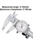0-150MM Kadranlı Kumpaslar Yüksek Hassasiyetli Metal Sürmeli Kumpaslar Darbeye Dayanıklı Yükseklik Derinlik Iç Dış Çap Test Cihazı 0-200 mm Ölçme Aletleri (Yurt Dışından) 1