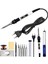 Set-3 110V Us Plug 80W Ayarlanabilir Sıcaklık Elektrikli Havya Demir Ucu ile Lehim Sökme Pompası Seramik Isı LCD Weldingtool Aksesuarları (Yurt Dışından) 3