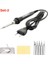 Siyah Set-2 110V Abd Tak Elektrikli Havya 80W Ayarlanabilir Sıcaklık LCD Kaynak Aracı Seramik Isıtıcı Havya Kafası Sökme Pompa Seti (Yurt Dışından) 1