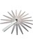 1 Takım Metrik Feeler Ölçer 17 Bıçaklı 0.02-1.00MM Ölçüm Araçları Için (Yurt Dışından) 3