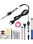 Siyah Set-2 110V Abd Tak Elektrikli Havya 80W Ayarlanabilir Sıcaklık LCD Kaynak Aracı Seramik Isıtıcı Havya Kafası Sökme Pompa Seti (Yurt Dışından) 4