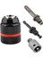 Ayna ve Altıgen Şaft 1/2-20UNF 1.5-13MM Anahtarsız Metal Matkap Chuck Hızlı Değiştirme Adaptörü Sds-Plus Şaft 1/4" Altıgen Kare Fit Döner Darbeli/darbeli Matkap (Yurt Dışından) 2