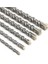 Set (5-16MM) 160MM Elektrikli Darbeli Matkap Uçları 5/6/8/10/12/14/16MM Çapraz Tip Tungsten Çelik Alaşım Sds Plus Duvar Beton Kaya Taş (Yurt Dışından) 1