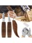 Set A 6 Adet Ağaç Işleme Oyma Araçları Kiti Eldiven Bileme Taş Vanadyum Çelik Ahşap Oyma Bıçağı Seti Taşınabilir Ahşap Oyma Bıçağı (Yurt Dışından) 5
