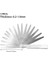100MM Feeler Ölçer Kalınlık Ölçümü Metrik 0 02-1mm Dolgu Ölçer 360 Derece Çıkarılabilir Ayarlanabilir Itici Işaretli Düzen (Yurt Dışından) 5