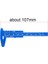 Turuncu 1 Adet Mini 0-80MM Çift Kurallı Ölçekli Plastik Sürmeli Kumpas Ölçüm Öğrenci Dıy Ölçü Aracı Metal Işleme Ağaç Işleme (Yurt Dışından) 3