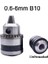 0.6-6mm B10 1 Adet 0.6-6mm B10 3/8 24UNF Konu Matkap Chuck Dönüşüm Matkap Chuck Anahtarı Elektrikli Matkap Anahtarsız 3 Çeneli Chuck (Yurt Dışından) 1
