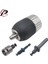 Ayna ve Şaft Seti 3/8-24UNF 2-13MM Anahtarsız Yarım Metal Matkap Chuck Hızlı Değişim Adaptörü Sds-Plus Şaft 1/4 "altıgen Kare Fit Döner Darbeli Matkap (Yurt Dışından) 2