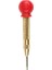 130MM Kırmızı 5 ''otomatik Merkez Zımbası Ahşap Dönen Otomatik Merkez Pim Zımbası Grev Yaylı Işaretleme Başlangıç Delikleri Aracı Keski (Yurt Dışından) 1